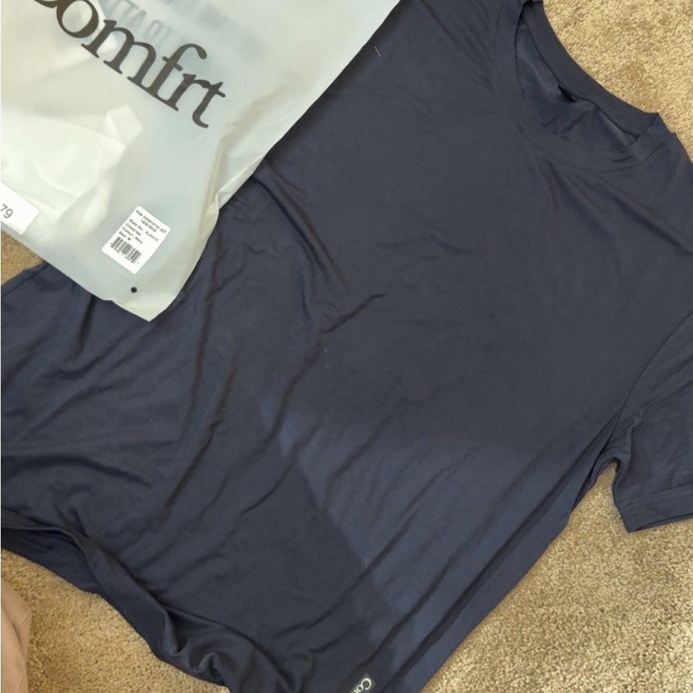 Comfort Navy Blue Women's Short Sleeve Tee